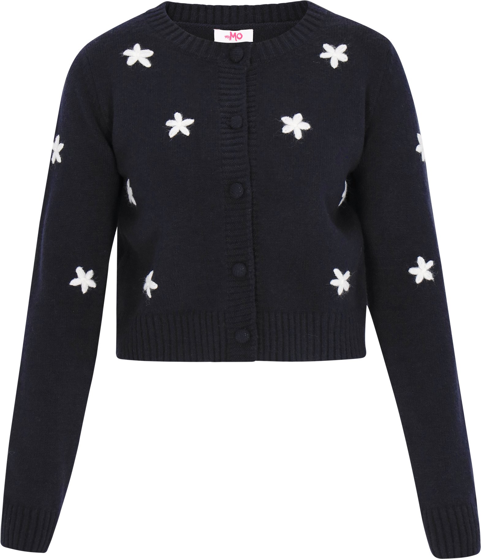 Mymo Strickjacke Frauen Marine