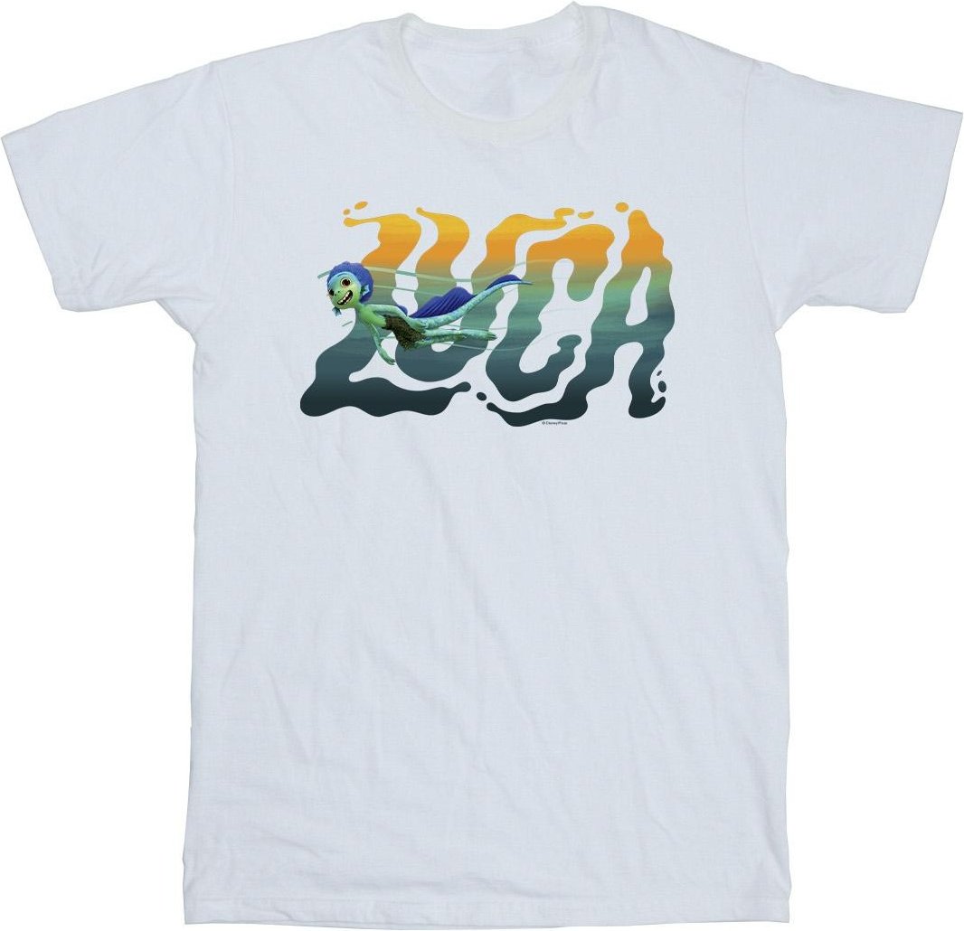 Disney - "Luca Swim" T-Shirt für Herren (Weiß)