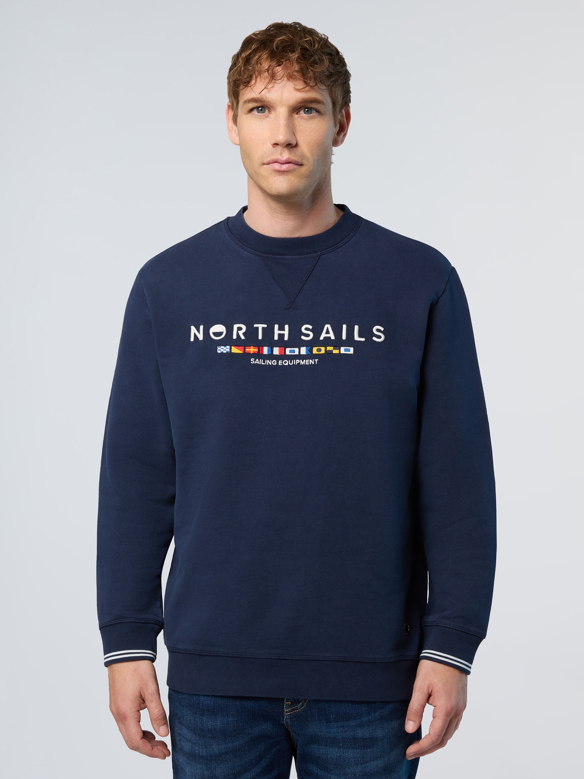 North Sails Sweatshirt With flag embroidery