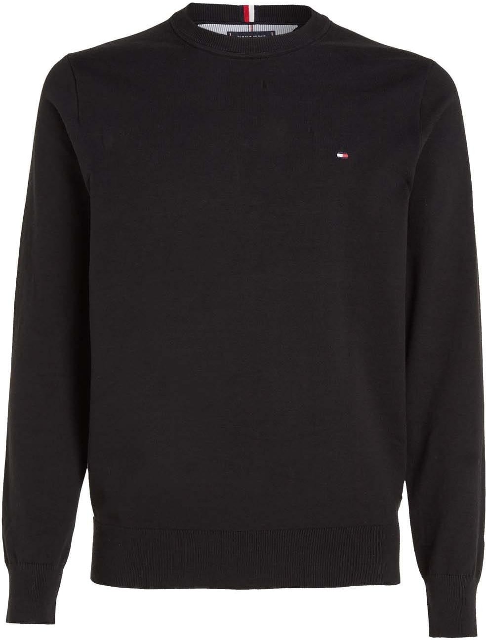Tommy Hilfiger - "1985" Pullover Top Rundhalsausschnitt für Herren (Schwarz)