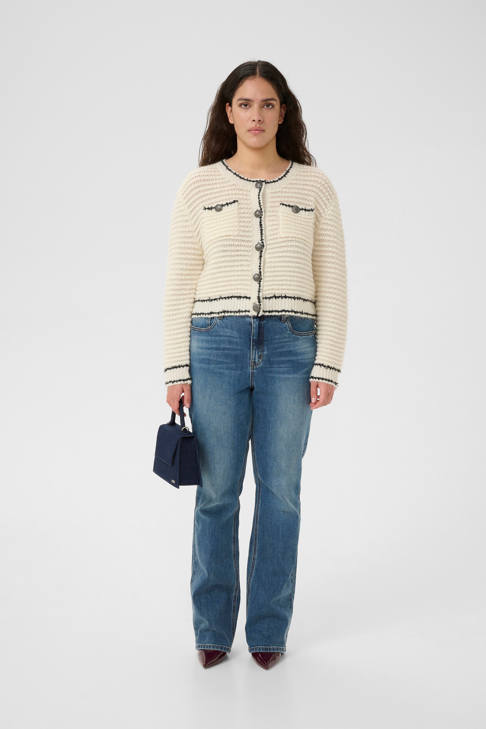 Strickjacke GZcleana Regular fit cream