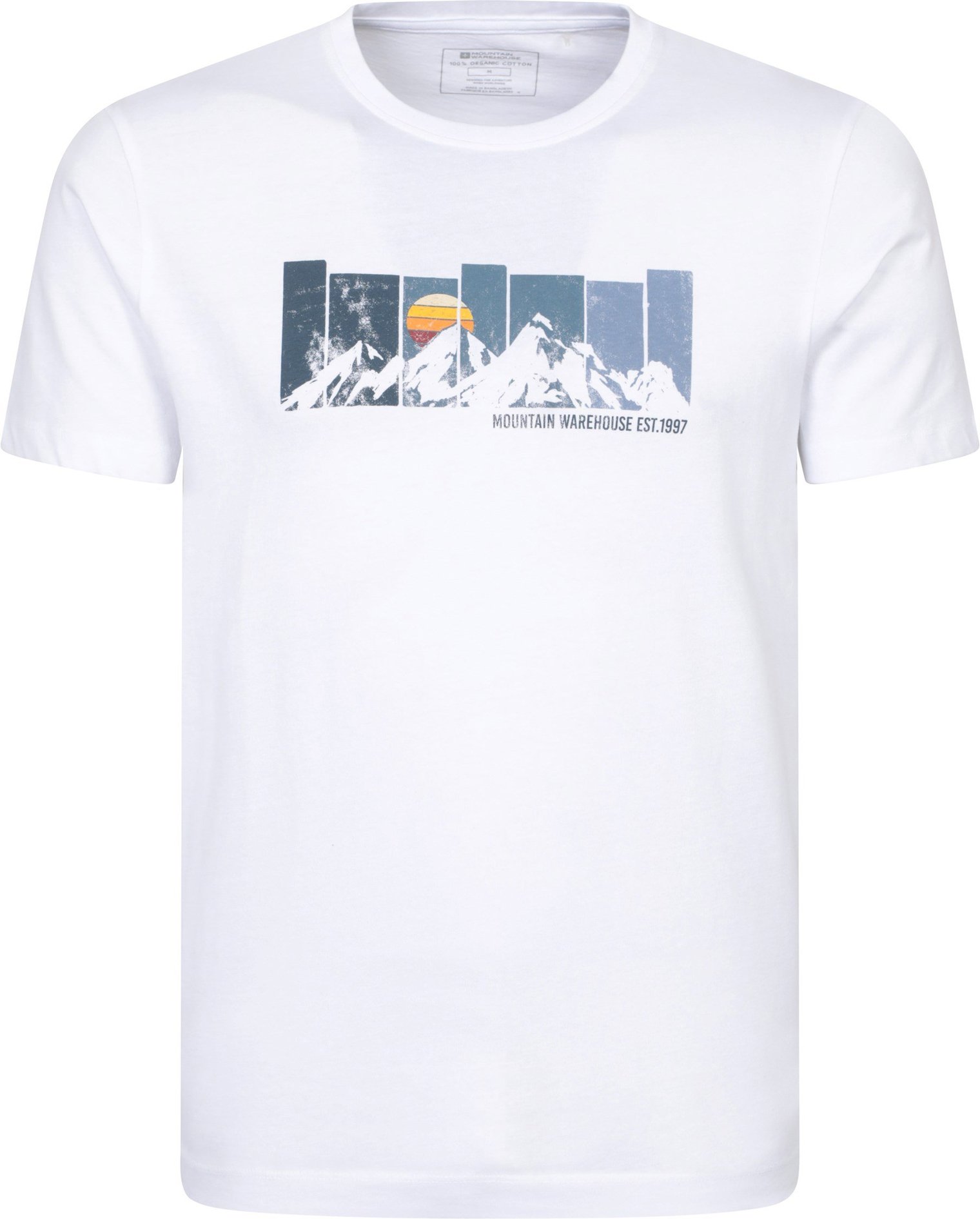 Thumbnail - Mountain Warehouse - "Gradient" T-Shirt für Herren (Weiß)