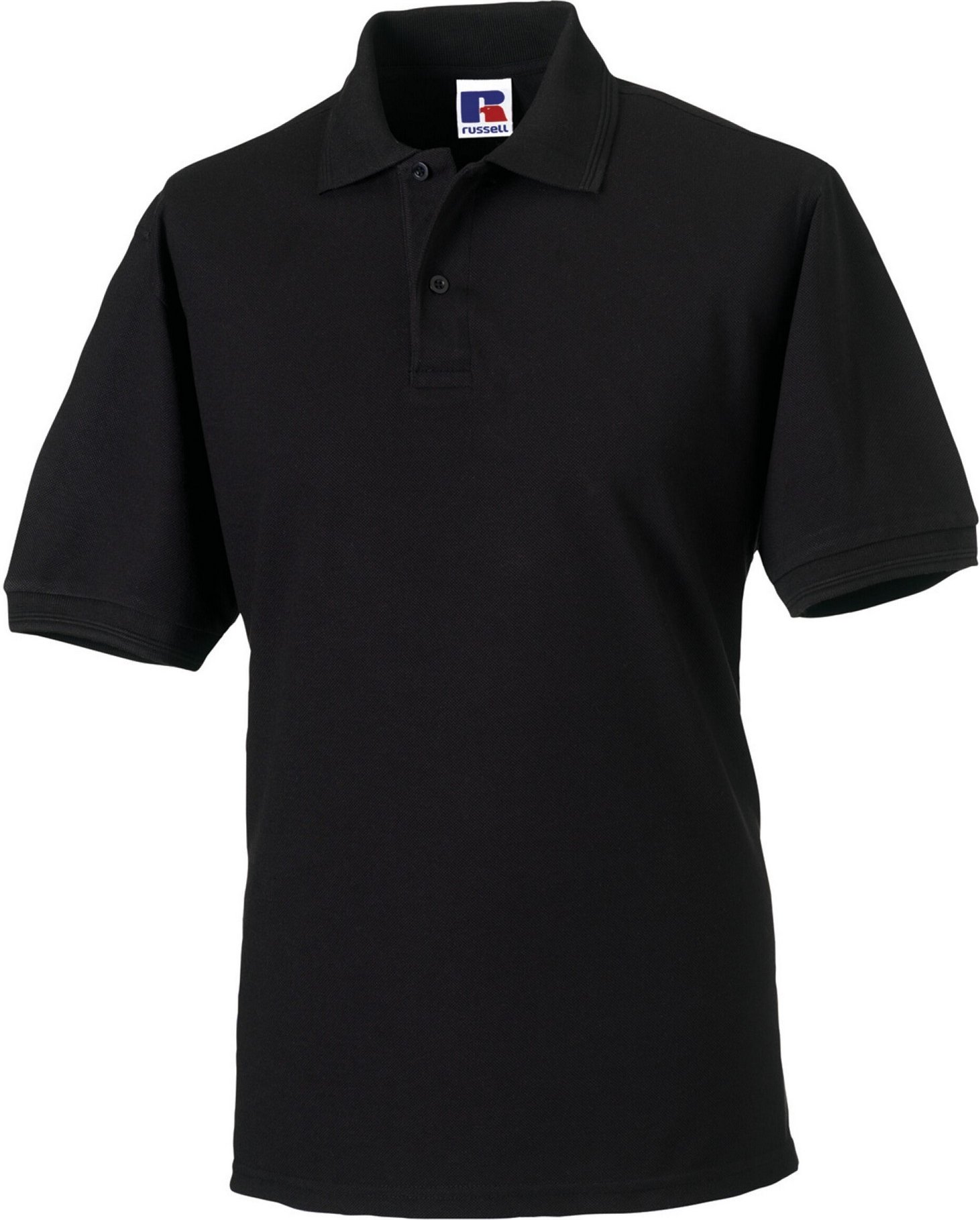 Russell - Poloshirt Strapazierfähig für Herren (Schwarz)