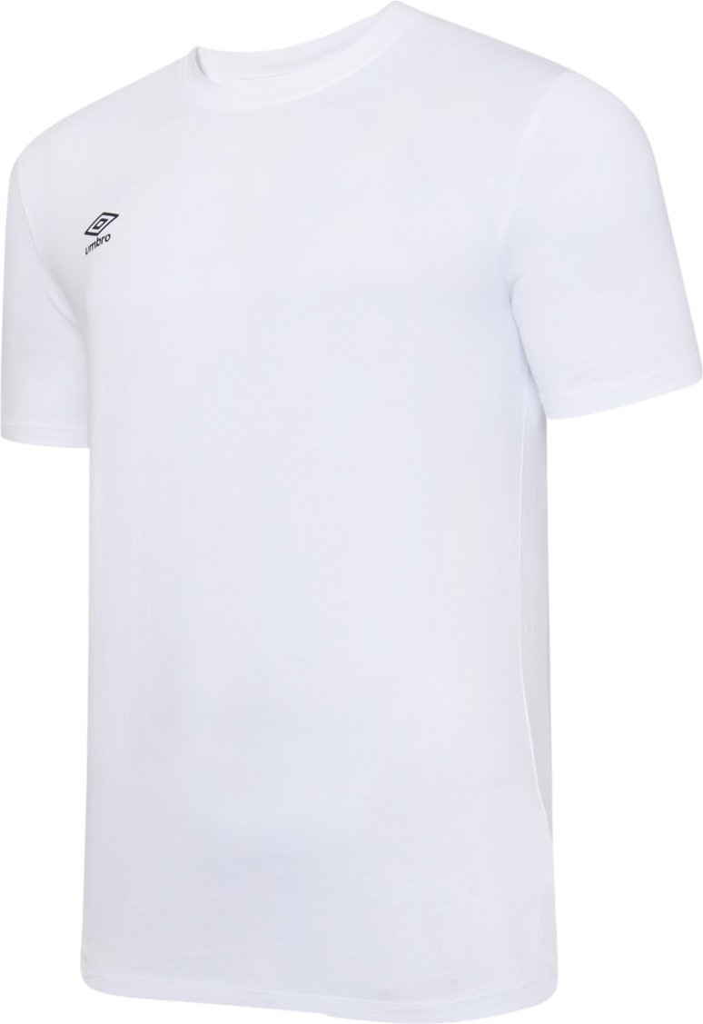 Umbro - "Club Leisure" T-Shirt für Herren (Weiß/Schwarz)