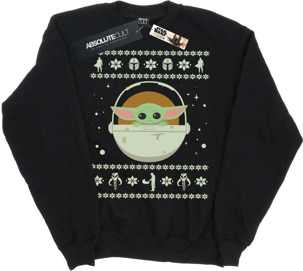 Star Wars - "The Mandalorian The Child" Sweatshirt für Herren (Schwarz)