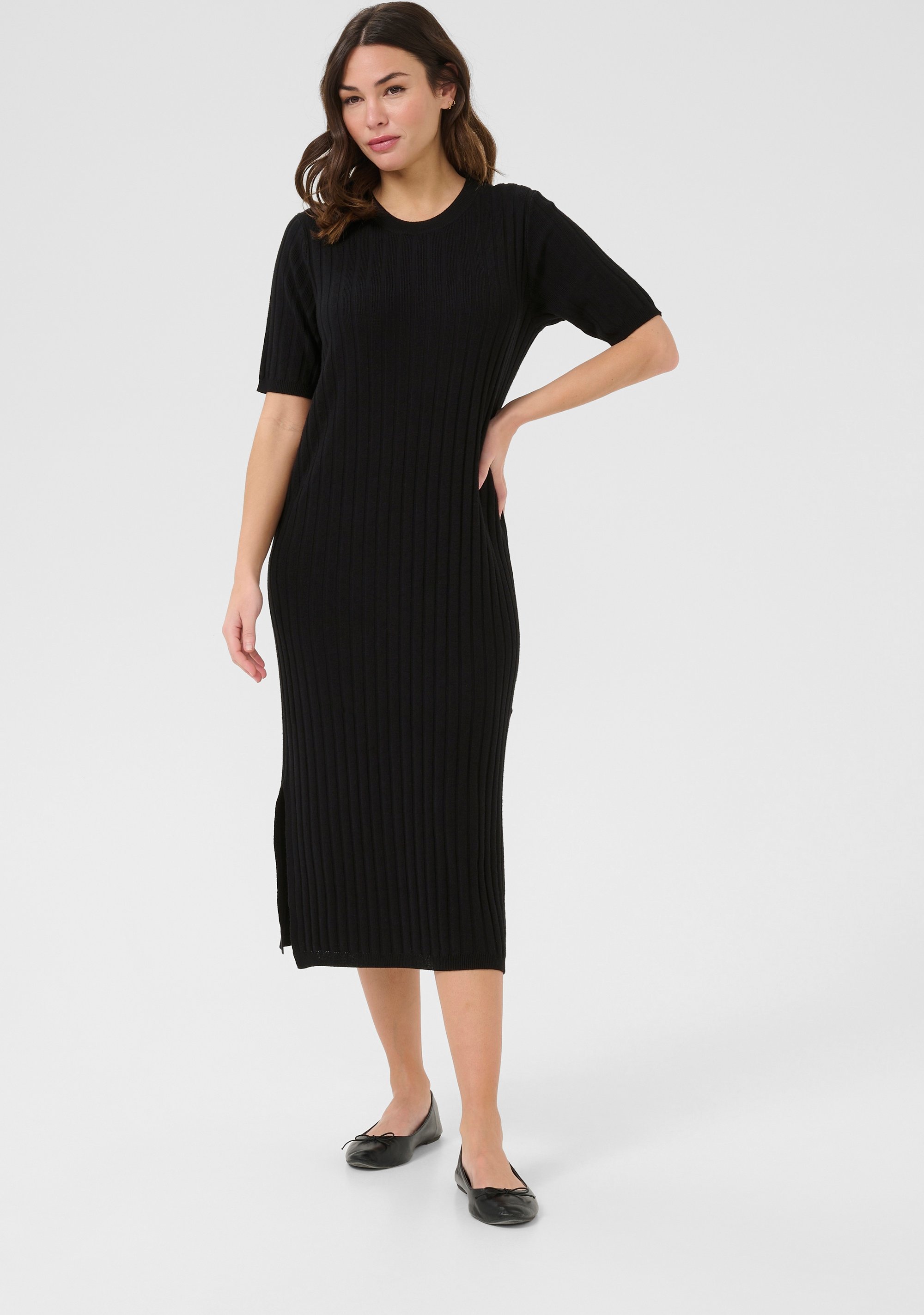 Thumbnail - Kleid Regular fit Black
