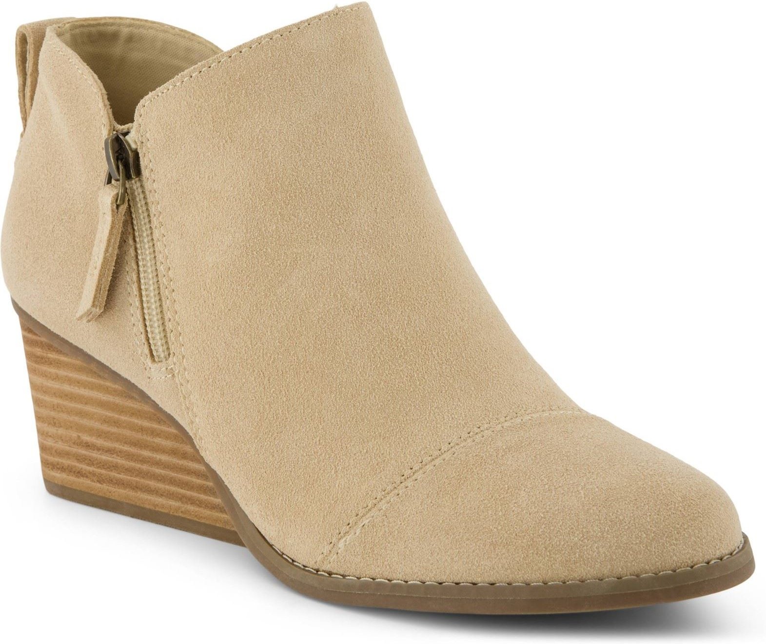 TOMS Goldie Textil Damen Sandalen Stiefeletten mit Absatz