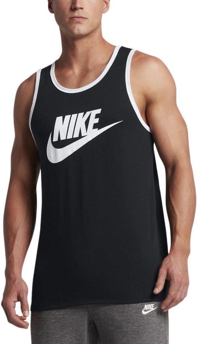 Thumbnail - Nike Herren-Weste mit großem Swoosh-Ace-Logo in Schwarz