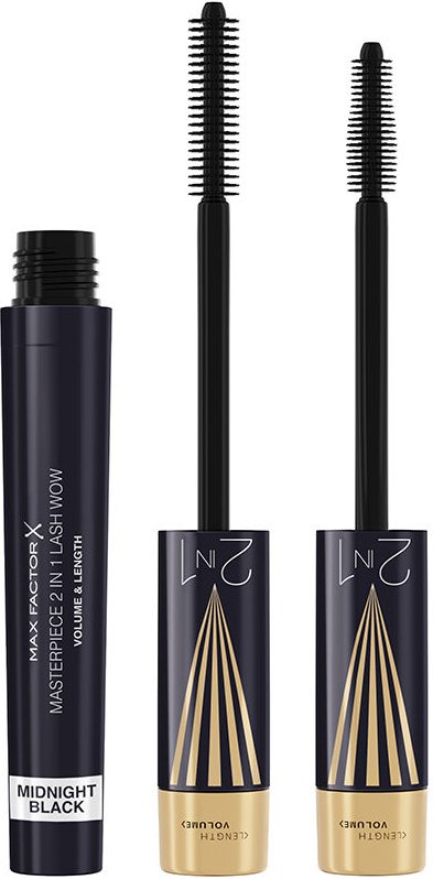Thumbnail - Masterpiece 2 In 1 Lash Wow Mascara #03-midnight Black 7 ml