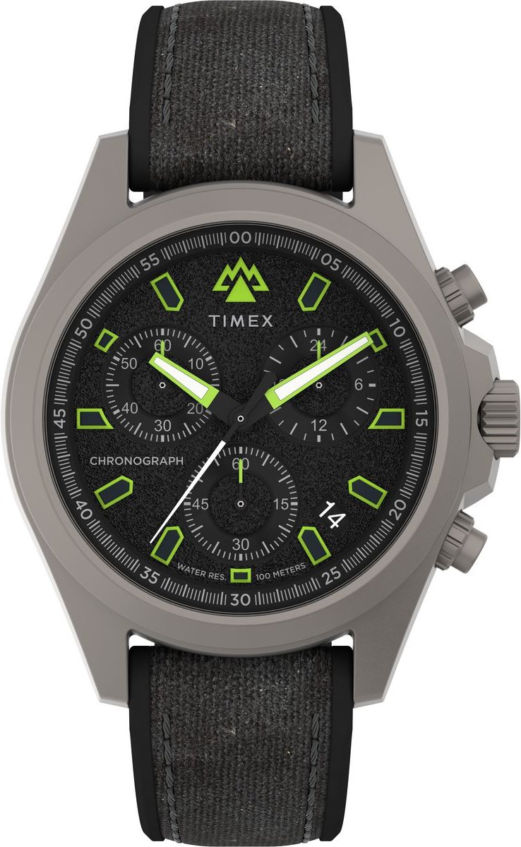 Timex Field Post Chrono Chrono Herrenarmbanduhr Schwarz TW2V96300