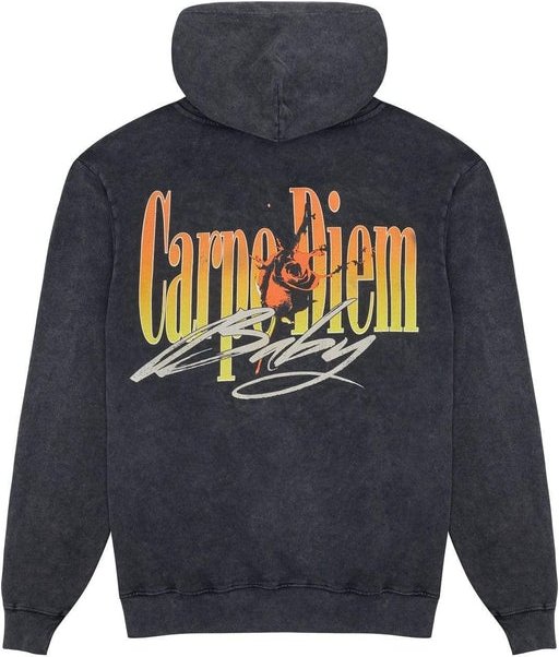 Krimineller Schaden Carpe Diem Herren Black Hoodie