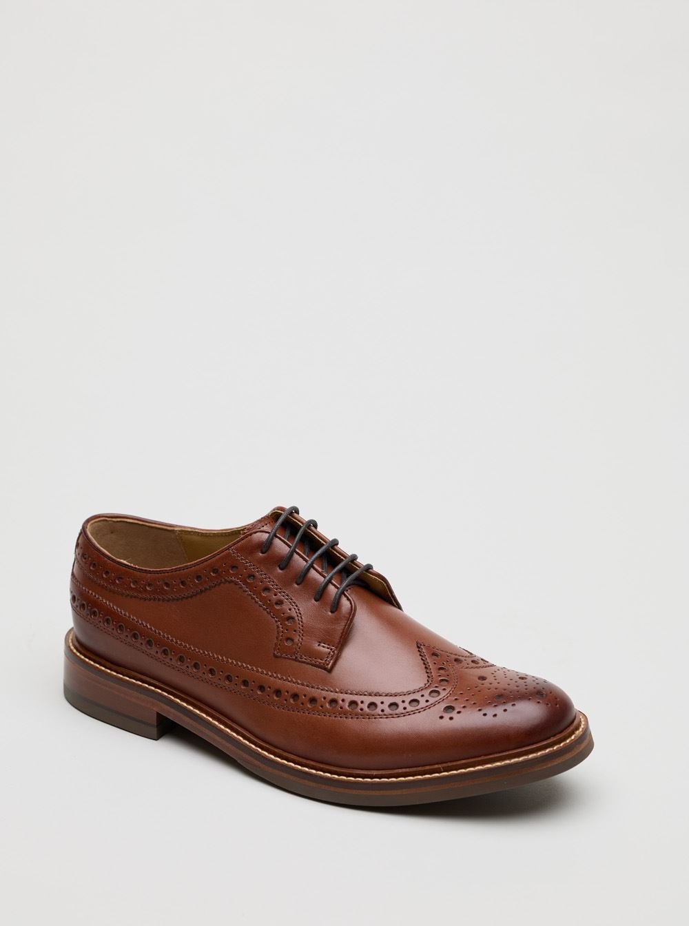 Chapman & Moore Longwing Brogue Country Leder Herren Schuhe in Beere