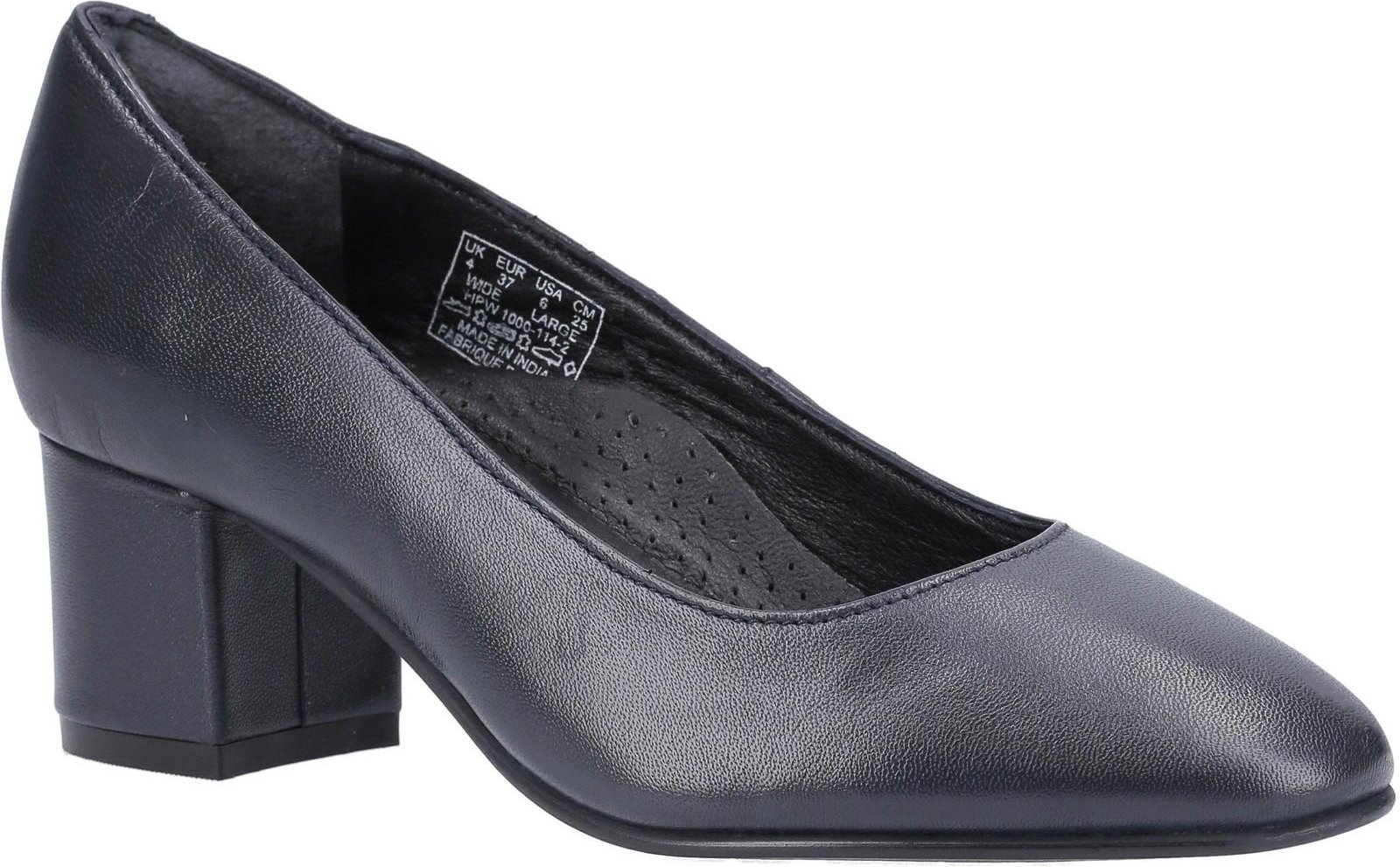 Hush Puppies Damen/Damen Anna Leder Court Schuh (Navy)