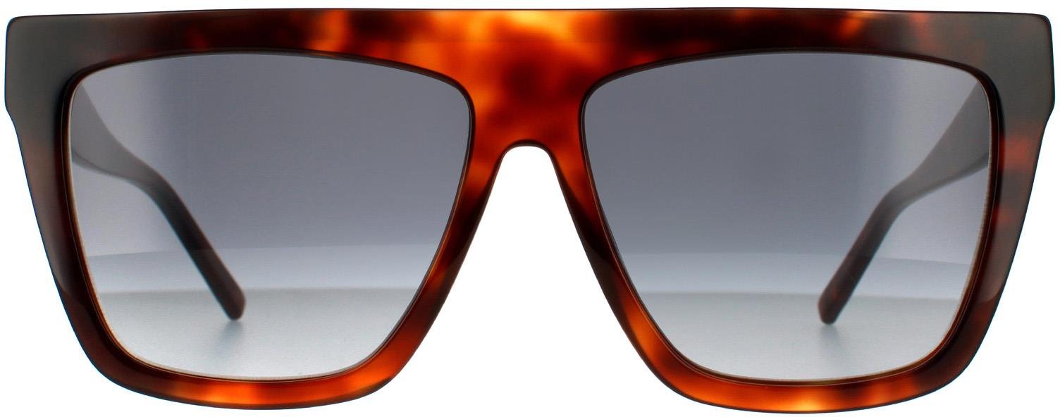 Hugo Boss Square Womens Havanna Dunkelgrau Gradient Sonnenbrille