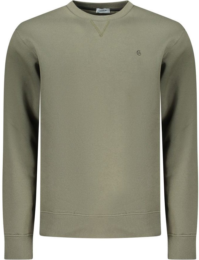 Thumbnail - Coveri Moving Grünes Baumwolle Herren Sweatshirt