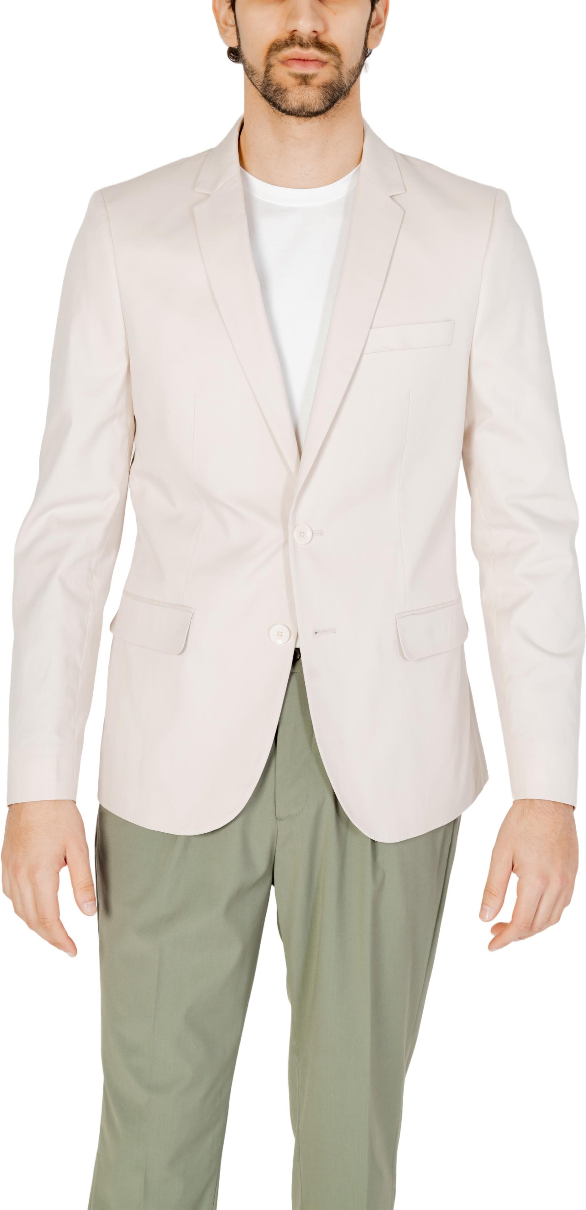 Beiger Blazer im lässigen Stil