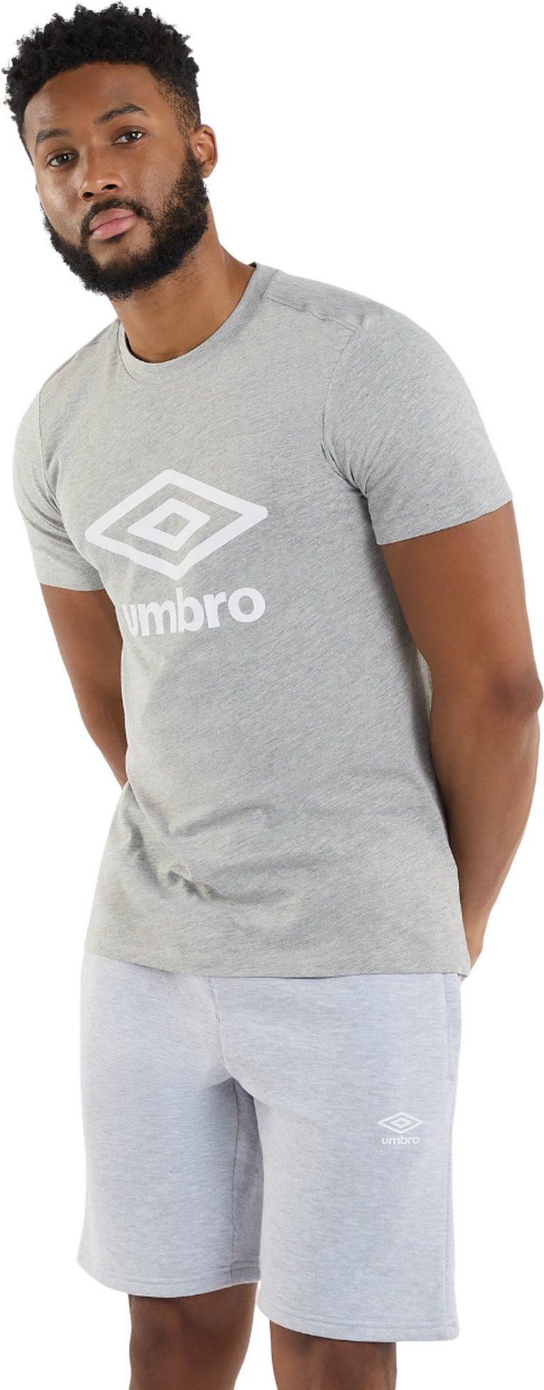 Umbro - T-Shirt für Herren (Grau meliert)