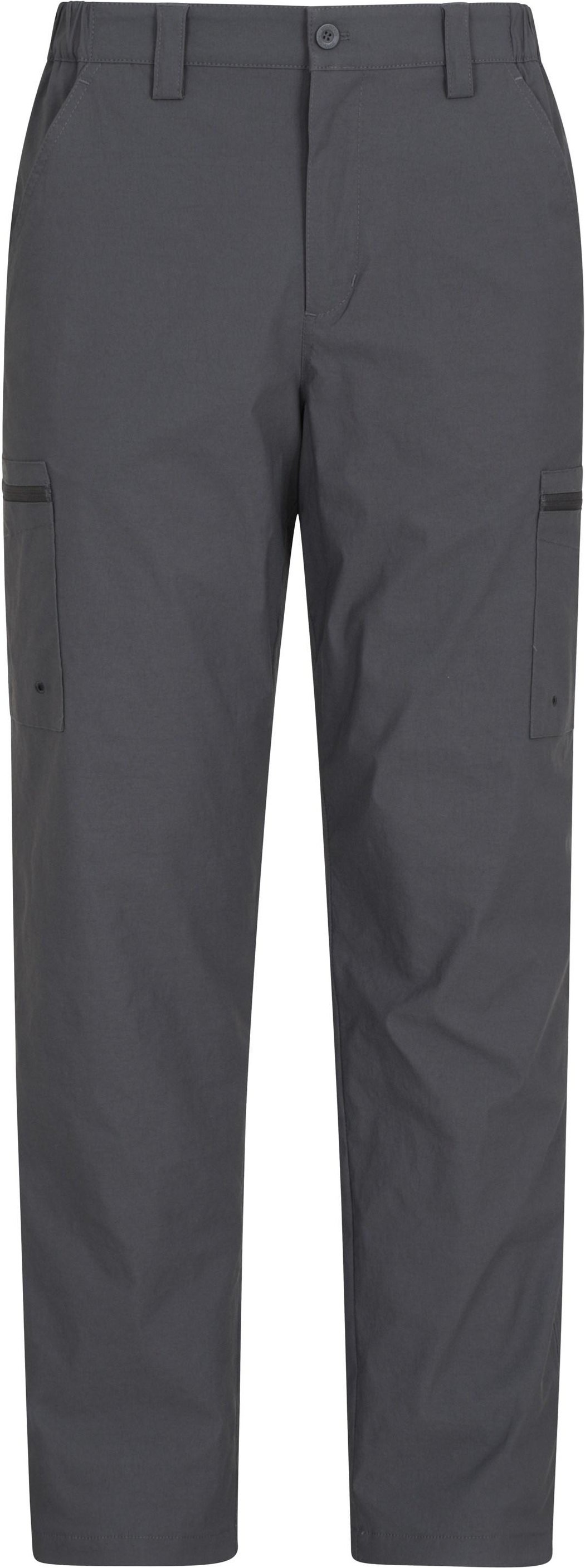 Mountain Warehouse Herren Trek Stretch lange Winterwanderhose (Grau)