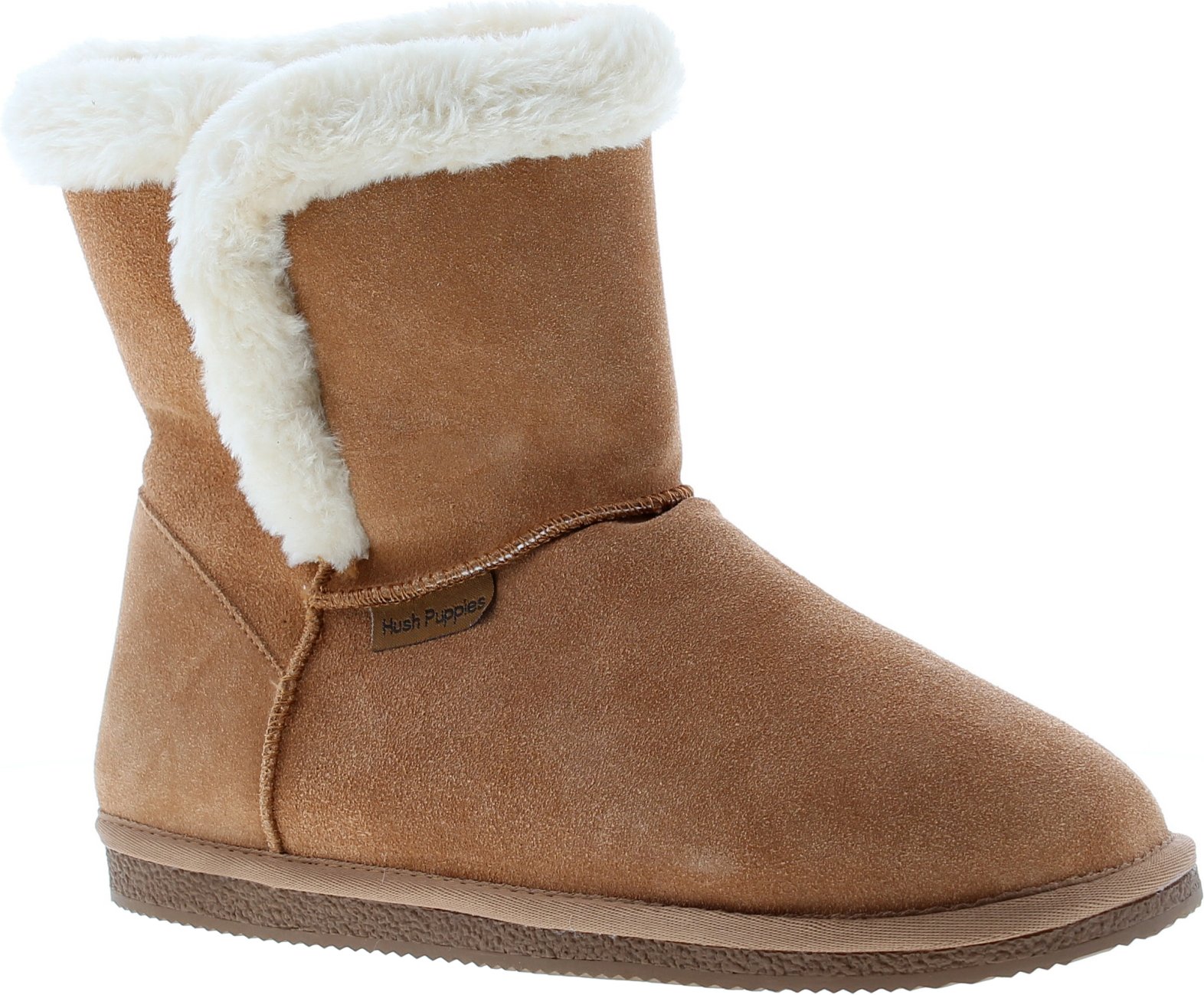 Thumbnail - Hush Puppies Damen Pantoffeln Booties Ashleigh Leder Slip On tan