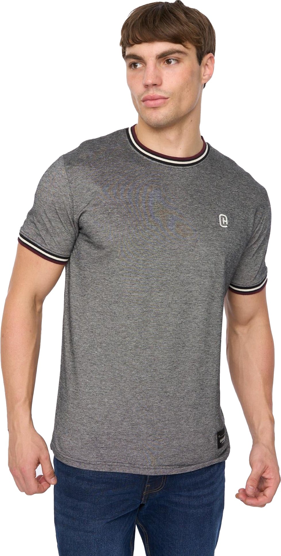 Crosshatch - "Keraga" T-Shirt für Herren (Schwarz)