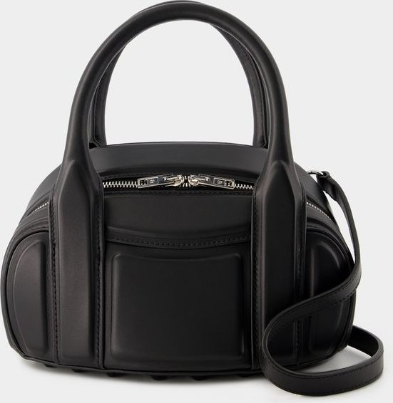 Roc Small Schultertasche - Alexander Wang - Leder - Schwarz