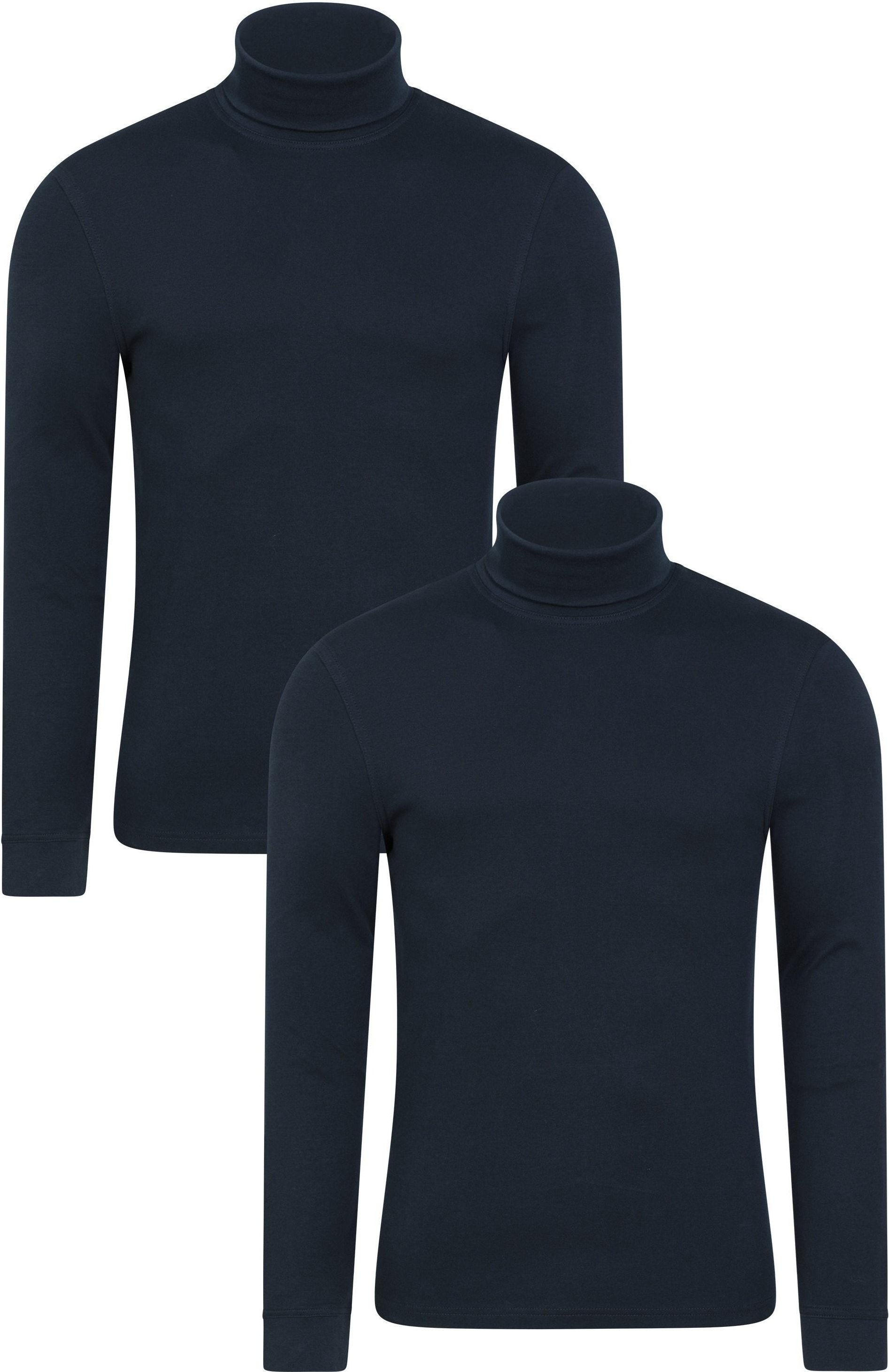 Mountain Warehouse - "Meribel" Thermo-Top für Herren (2er-Pack) (Marine)