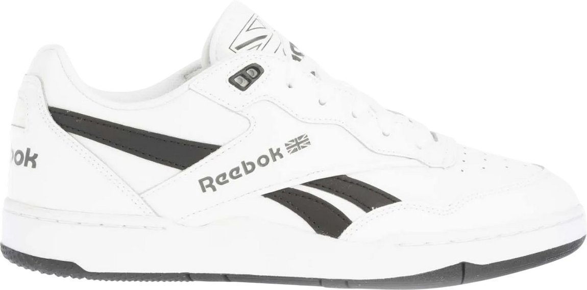 Reebok - Herren/Damen Unisex Sneaker "BB 4000 II", Leder (Weiß/Schwarz)