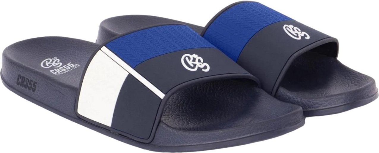 Crosshatch - Herren Badesandale "Rentrays" (Marineblau/Blau)