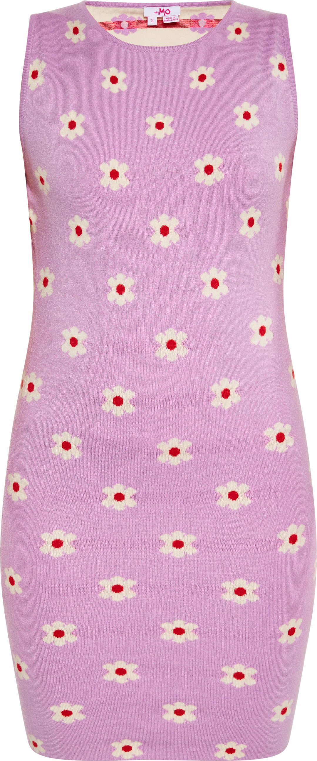 Mymo Kleid Damen LILA CREME ROT