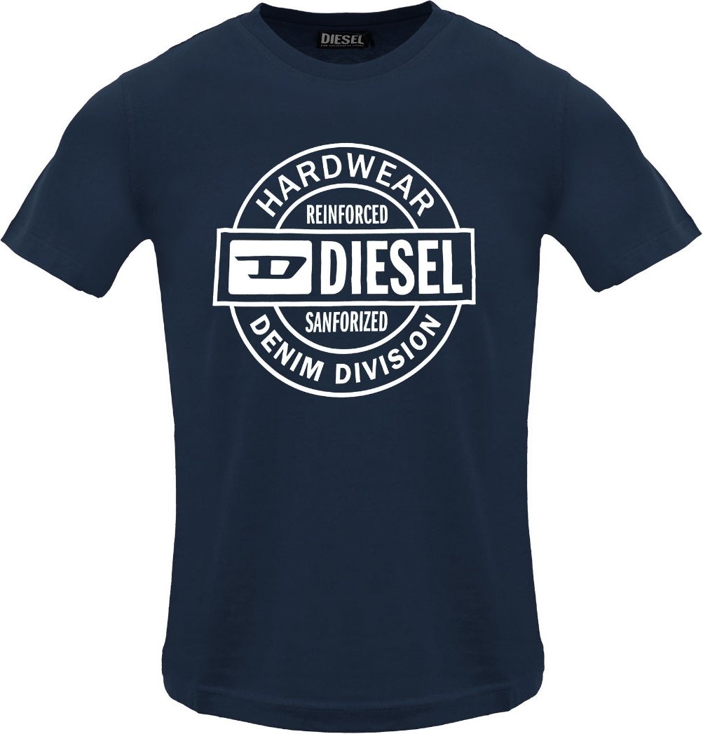 Diesel - T-shirt „total Eclipse" Mit Kreisförmigem Logo