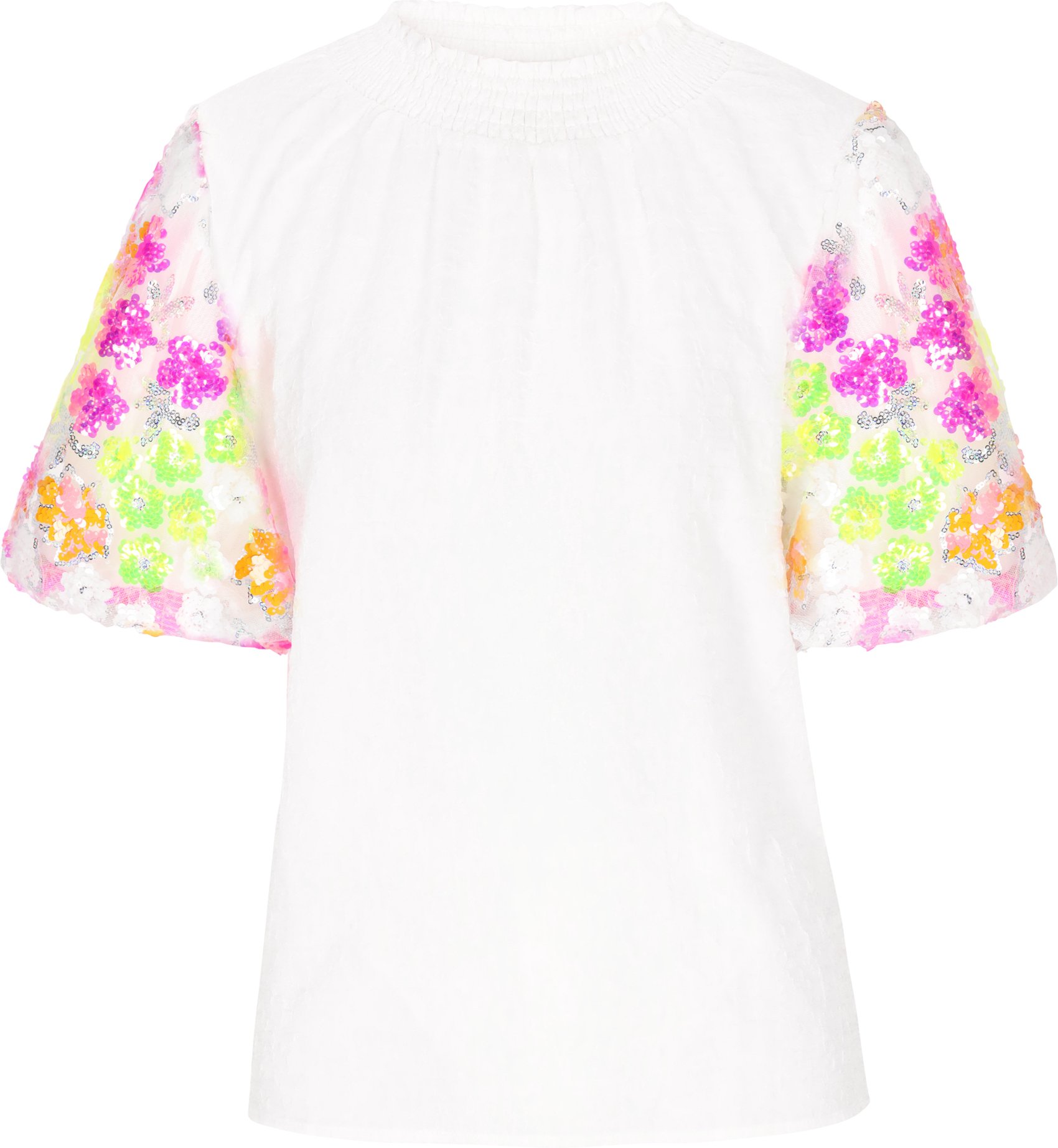 IZIA Bluse Frauen Weiß