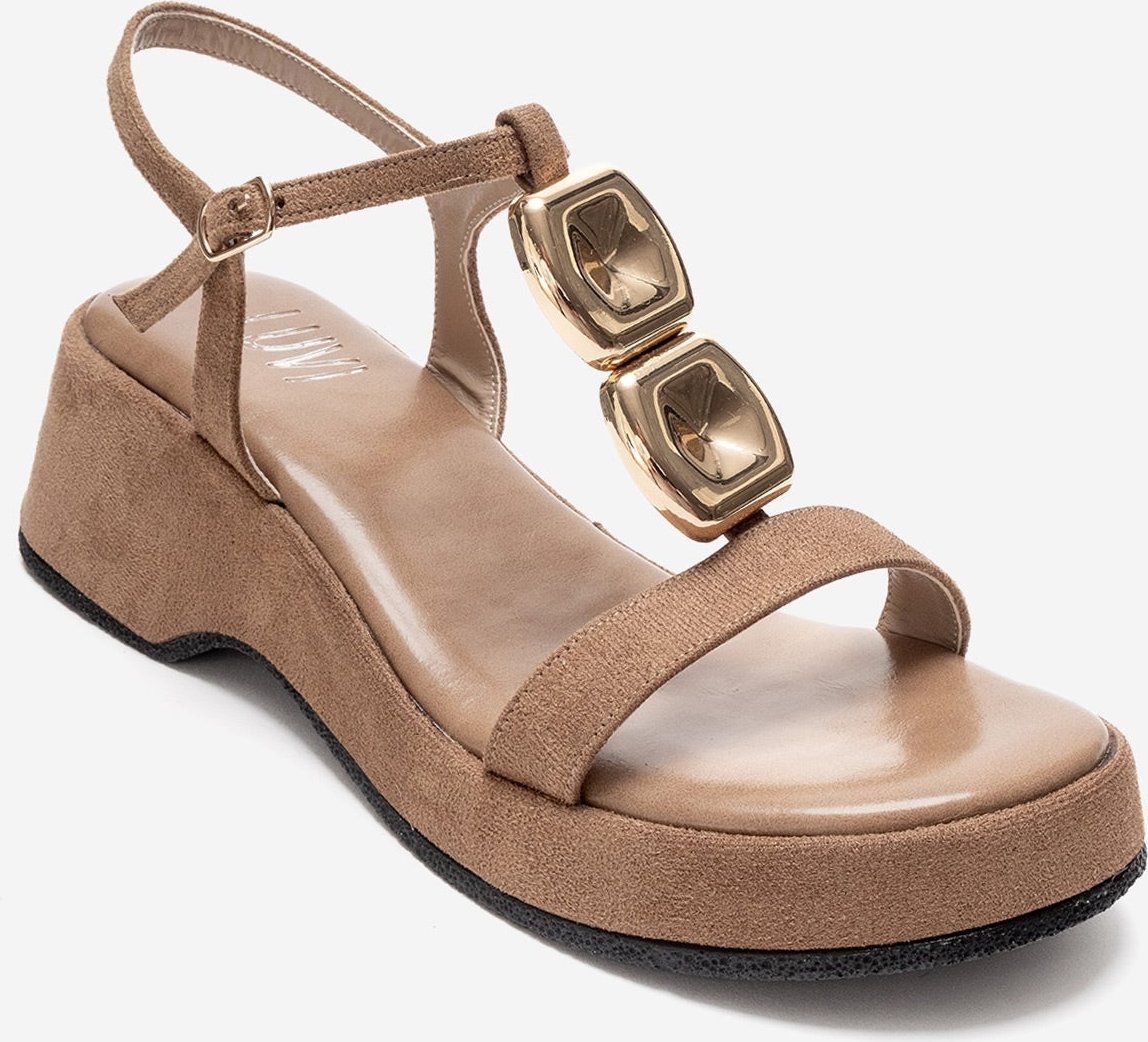 Matt Plateau Sandale