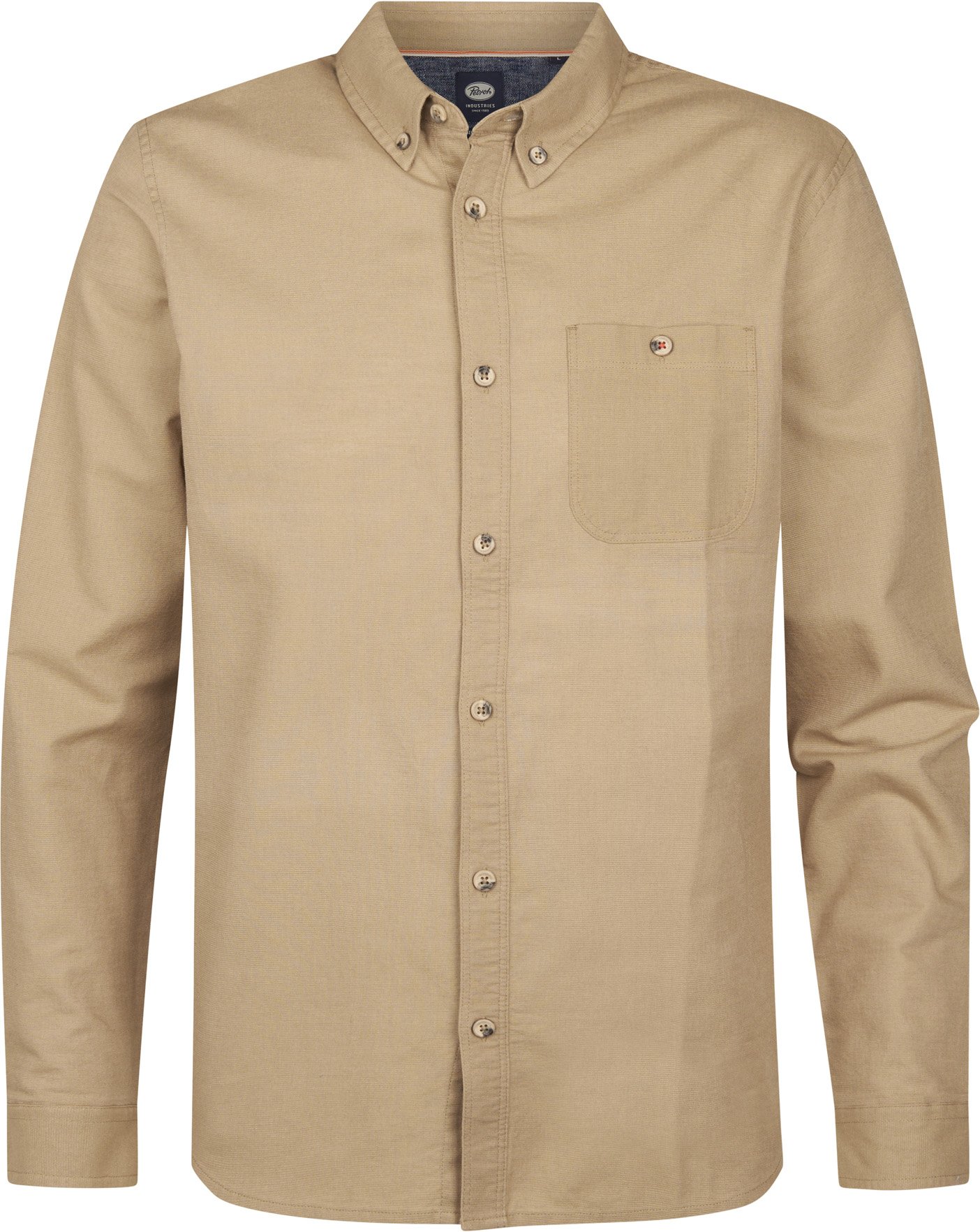 Petrol Industries - Einfarbiges Hemd Two Rivers Herren - Braun