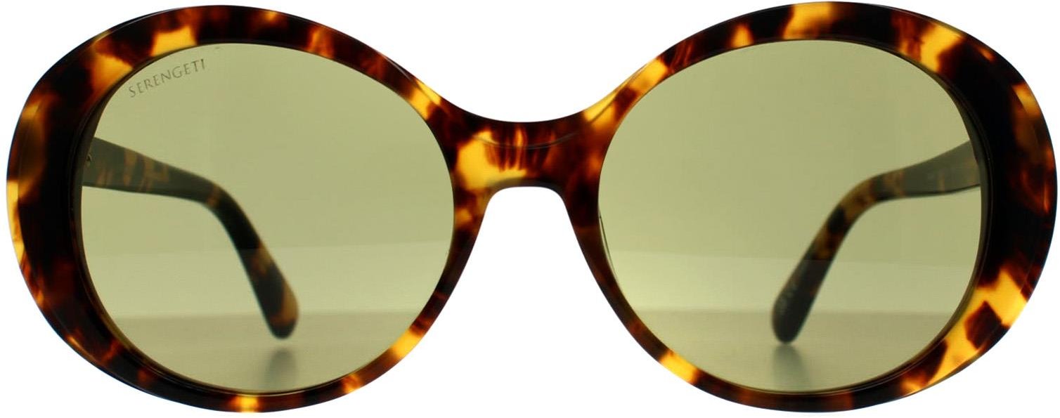 Serengeti Bacall SS541005 glänzend schildpatt havanna Mineral 555nm grün photochromatische Sonnenbrille