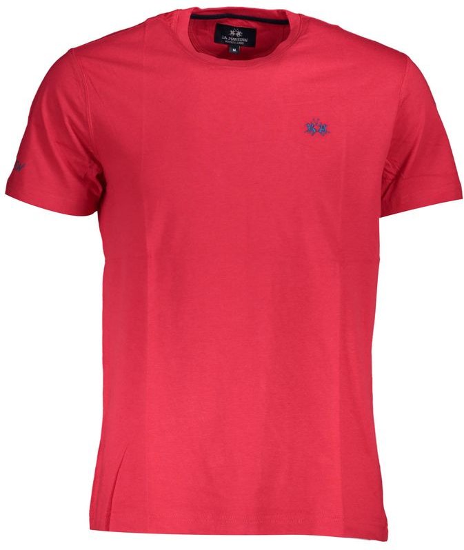 La Martina Rosso Baumwoll-Herren-T-Shirt