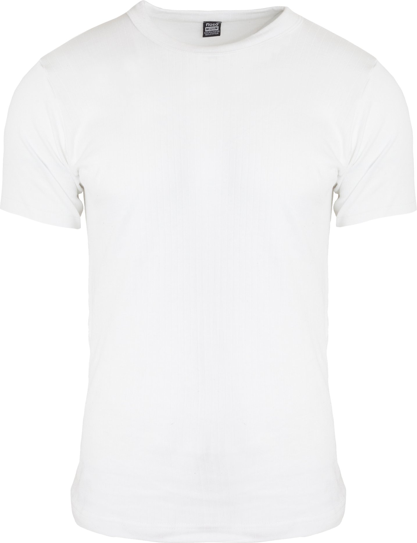 FLOSO - T-shirt thermique à manches courtes (en viscose) - Homme (Blanc)