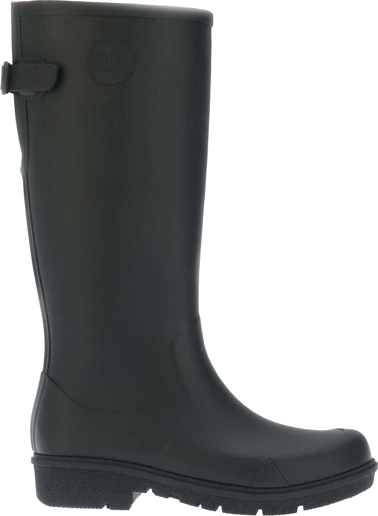 Fit Flop - Hoch geschnitten Gummistiefel für Damen, Wonderwelly Technologie (Schwarz)