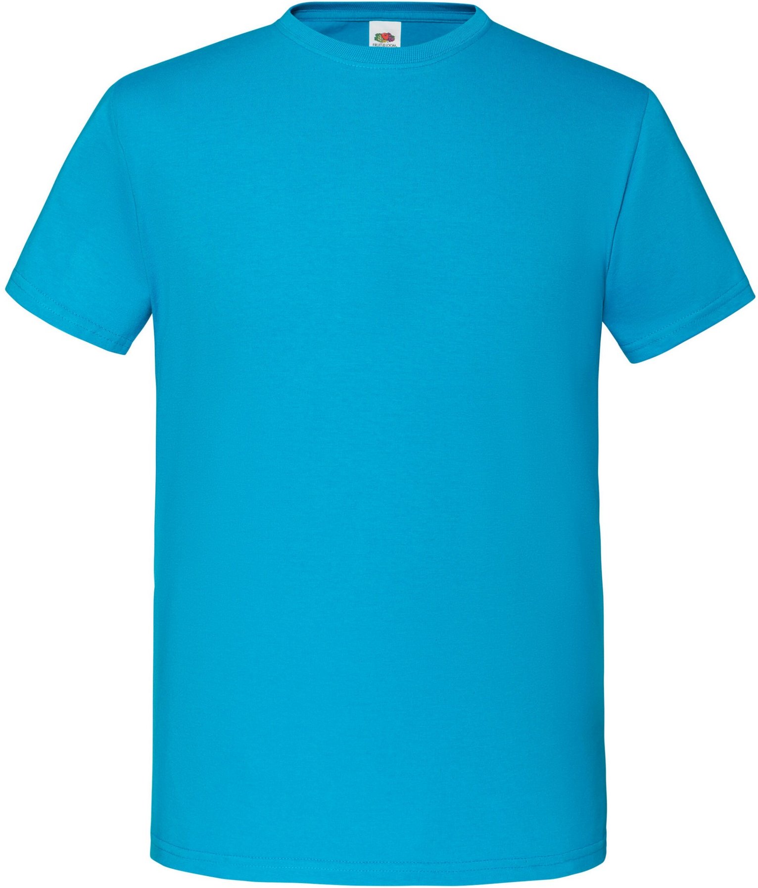Fruit of the Loom Herren Iconic Premium Ringspun Baumwolle T-Shirt (Azurblau)