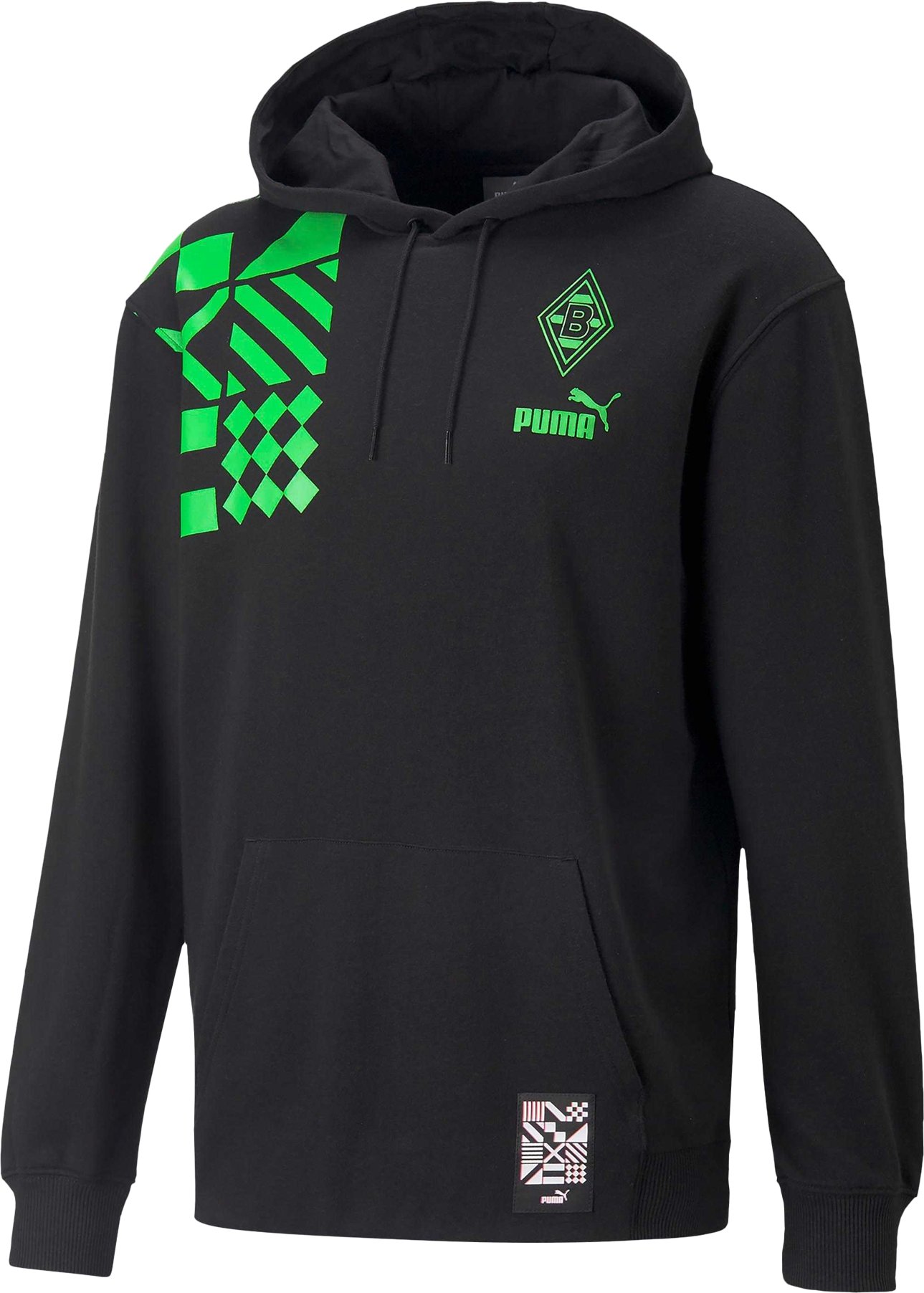 Puma - "Brussia Dortmund Fc Ftblculture" Kapuzenpullover für Herren (Schwarz)