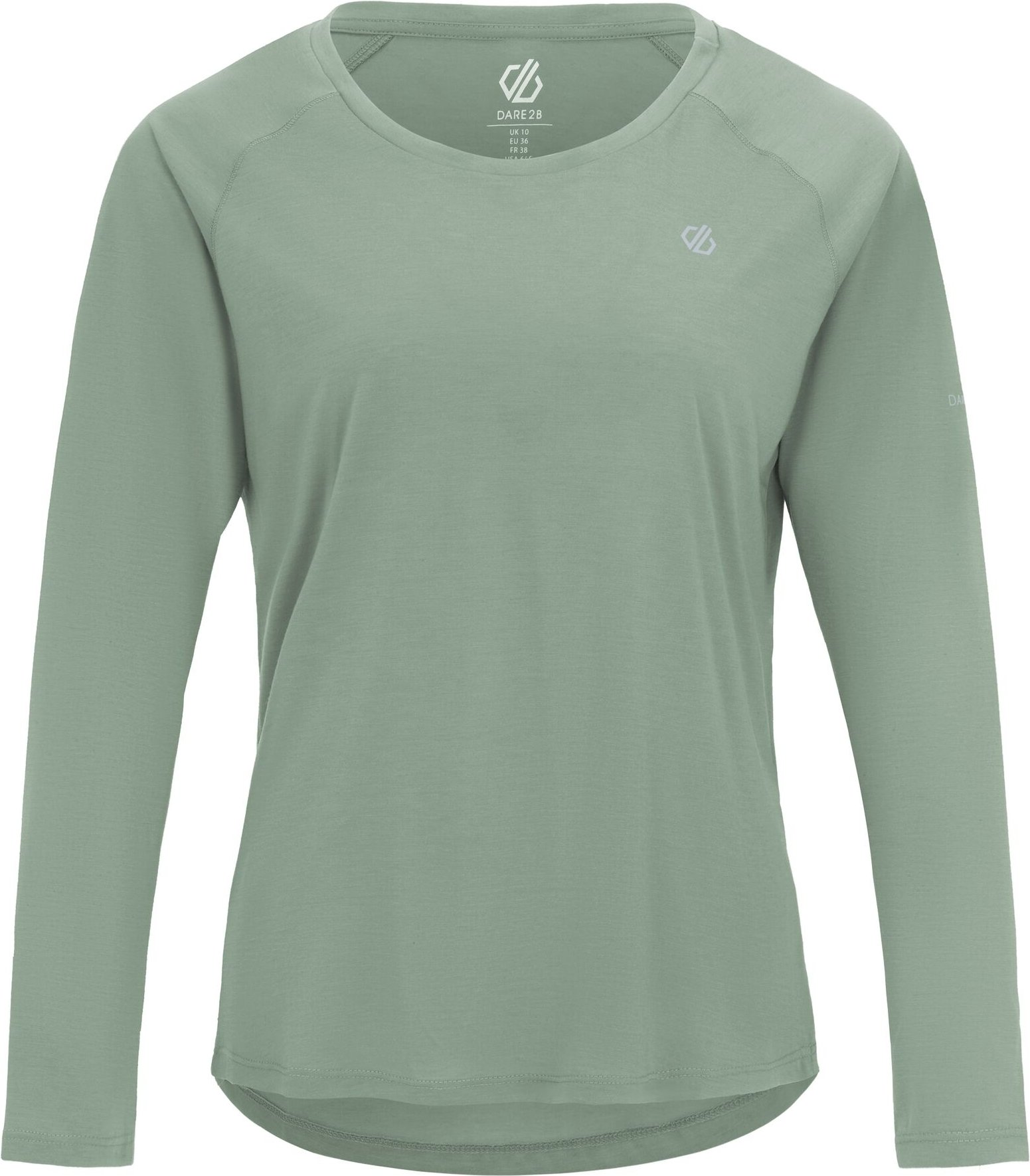 Dare 2B - "Serenity" T-Shirt für Damen, Langärmlig (Gletschergrün)