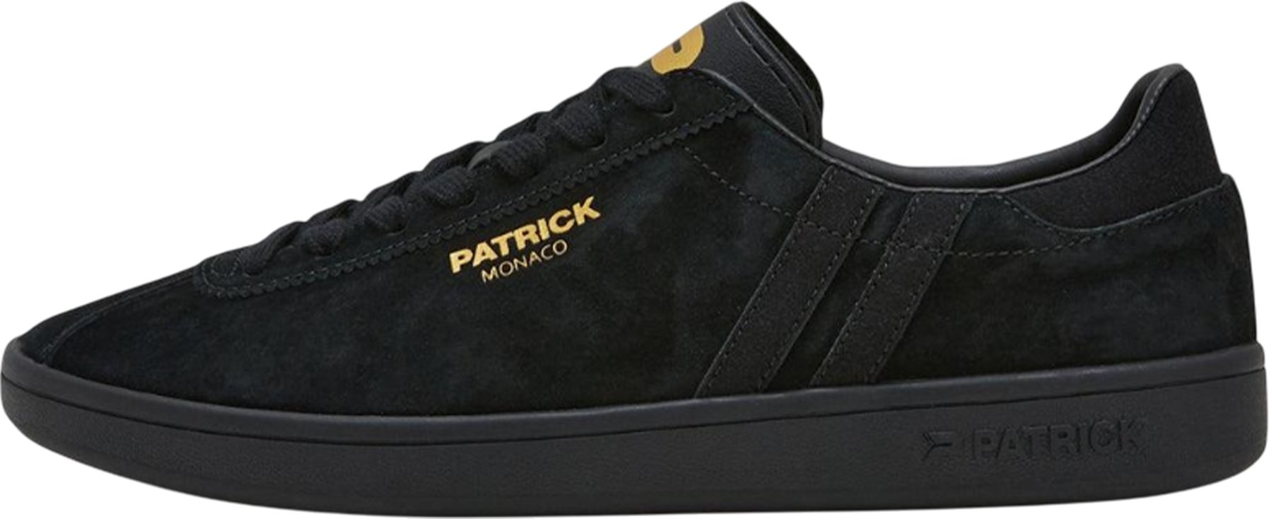 Patrick - "Monaco" Sneaker für Herren, Wildleder, Cupsohle (Schwarz)