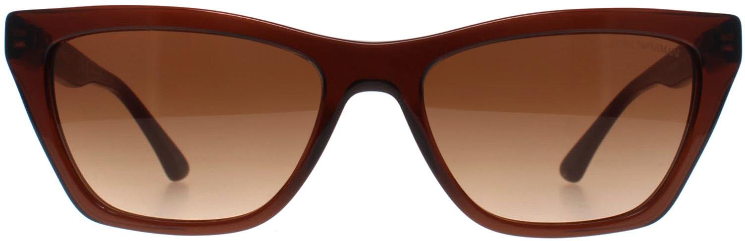 Emporio Armani Cat Eye Damen Braun Braun Farbverlauf EA4169