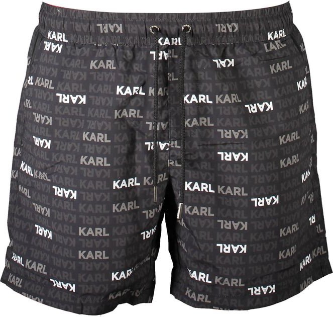 Karl Lagerfeld Nero Polyester Herren Schwimm-Boxer