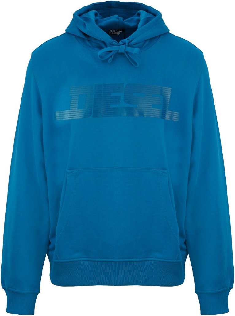 Diesel - Kapuzenpullover „monotone Logo" In Saphirblau