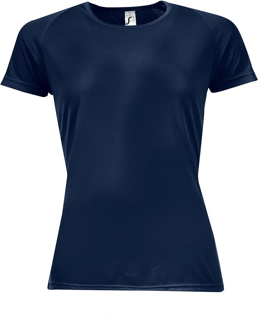 SOLS Womens/Ladies Sporty Short Sleeve T-Shirt (French Navy)
