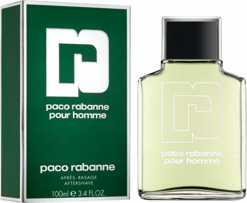 Paco Rabanne Pour Homme Aftershave Lotion 100ml Splash For Him