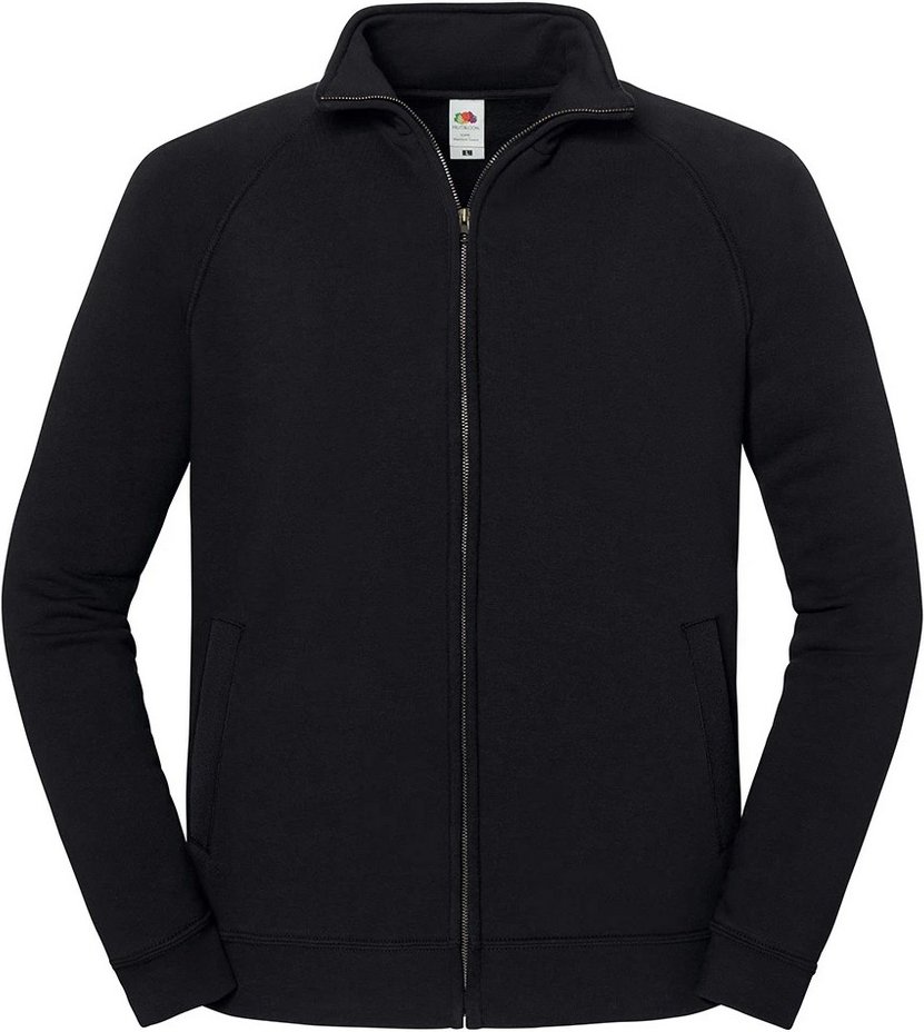 Fruit of the Loom Unisex Erwachsene Iconic Premium Sweat Jacke (Schwarz)
