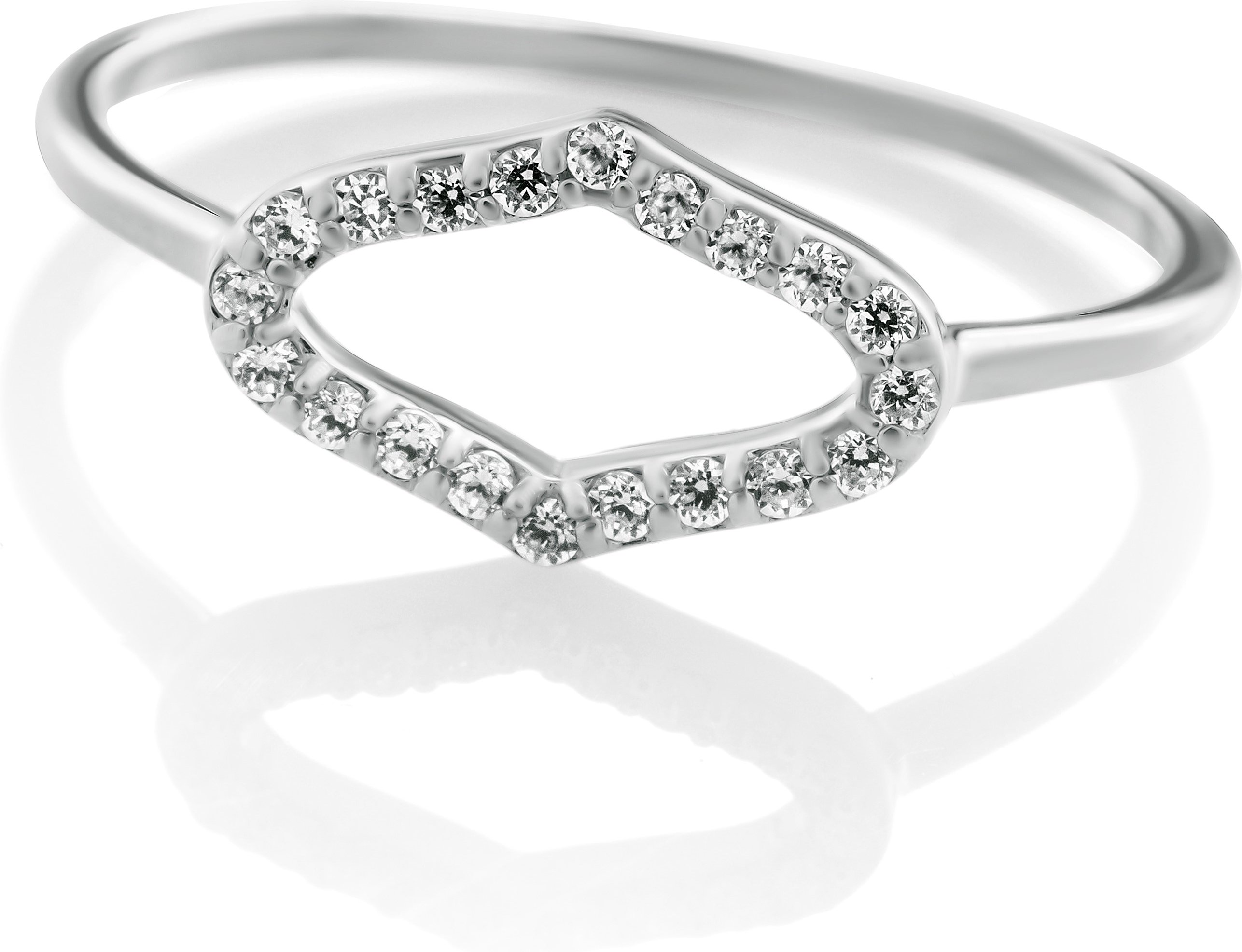 Orphelia 'Normandy' Damen-Ring aus 925er Sterlingsilber – Silber ZR-7574