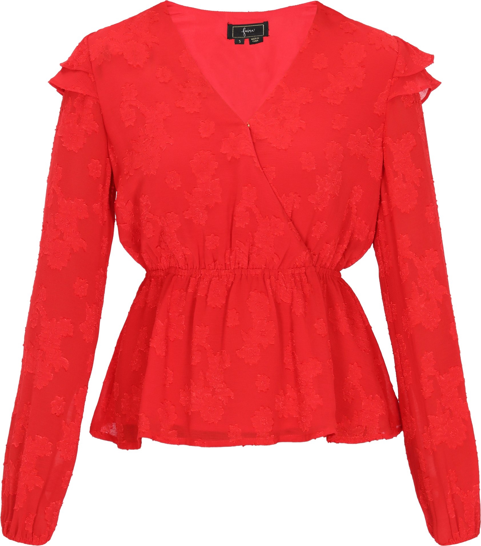 Faina Bluse Frauen Rot