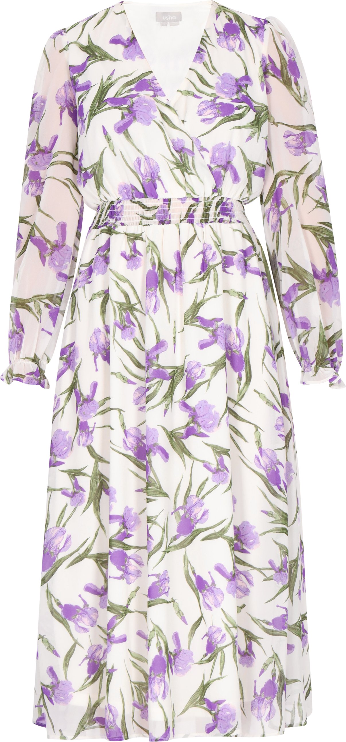 usha Kleid Damen Hellviolett Mehrfarbig